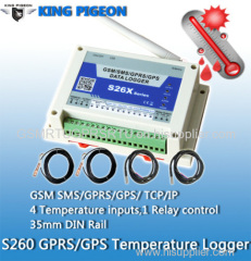 wireless GSM 3G Temperature data logging record alarm