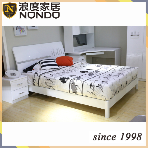 Bedroom set MDF panel bed 5907