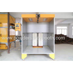 Manual powder coating line