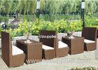 Club All Weather Outdoor Rattan Bar Sets with High Back Bench