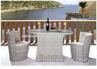 Hotel Furniture Plastic Rattan Bar Sets / Outdoor Bar And Stool Set