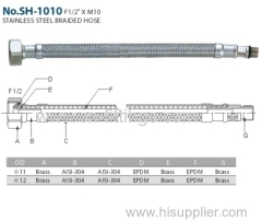 stainless steel braided hose for faucets