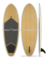 2015 High Quality Bamboo Veneer Sup Board Stand up Paddle Boards Paddle Board Paddle Surfboard Ski Board