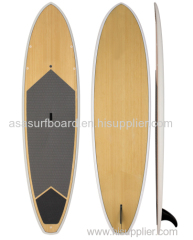 2015 High Quality Bamboo Veneer Sup Board Stand up Paddle Boards Paddle Board Paddle Surfboard Ski Board