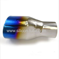 Universal Single Bevel Exhaust Pipe Tip 2.5" Inlet 4.0" Outlet Stainless Steel