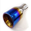 Universal Single Round Exhaust Pipe Tip 2.5