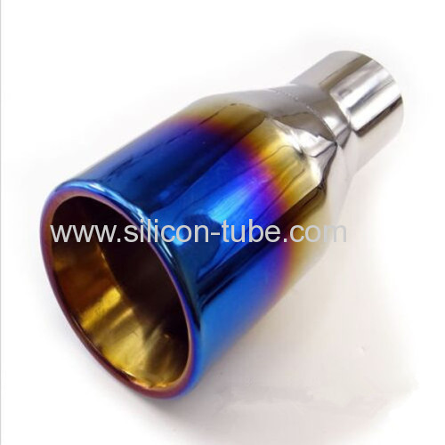 High quality Universal Bevel Exhaust Pipe Tip 2.5" Inlet 3.5" 89mm Outlet Stainless Steel