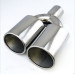 High quality Universal Single Bevel Exhaust Pipe Tip 2.5" Inlet 4.0" Outlet Stainless Steel
