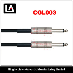 PR Finish with 1/4 Plated Straight Plugs Guitar Cable CGL 003