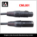 XLR female and male audio micrphone connector