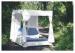 Double PE Rattan Sunbeds Outdoor Garden Furniture , Mosquito Control