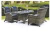 Classic Garden Table And Chair Sets Outdoor Rattan Furniture for Cafe