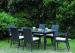 Six Seater Rattan Dining Set Outdoor Weatherproof Rattan Garden Furniture