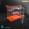 New Products Locking Counter Display Clear Glass E cigarette Display Cabinet Showcase Acrylic E cigarette Display Box