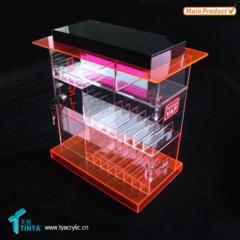 New Products Locking Counter Display Clear Glass E cigarette Display Cabinet Showcase Acrylic E cigarette Display Box