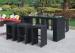 Rattan Bar Set With 6 Stools