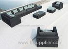 Large 8 Seater Sofa Set Rattan Corner Sofa Garden Furniture with Pillow