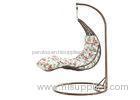 Mermaid PE Rattan Hanging Swing Chair , Hanging Indoor Rattan Swing Chair