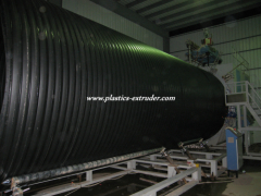 Large Diameter Hollow Wall Winding HDPE/PP Pipe Machine(200mm-800mm)