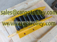 Moving roller skids moving rigger skates