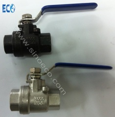 Stainless Steel 2PC Female Threaded Ball Valve 1000 Wog