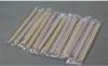 200mm Wrapped Long Drinking Straws Plastic Fluorescent For Drinks