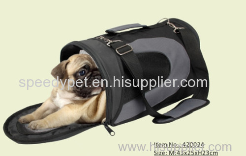 Grey Color Large Size Dog Carrier Bag