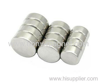 Permanent Disc shaped ndfeb motor magnet with good quantity