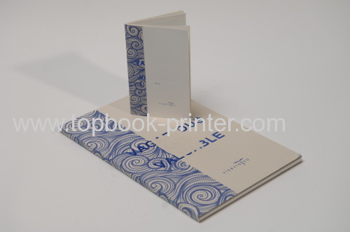 Double-color gold stamping cover cotton cloth-wrapped spine clothes hardcover book printing on demand