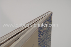 Double-color gold stamping cover cotton cloth-wrapped spine clothes hardcover book printing on demand