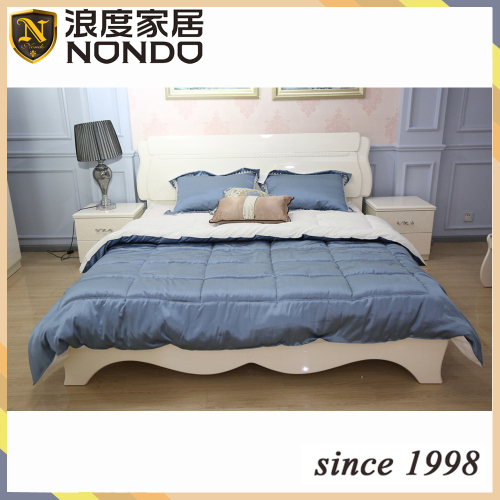 Hotel bed mdf panel bed 8508