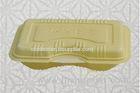 Small Disposable Food Trays , Plastic Take Away Box 17x12cm PP