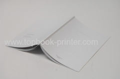 Custom design silver stamping or UV coated cover portrait softback book printing