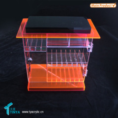 High Grade Acrylic Coutertop Lockable e Cigar Display Shelf