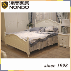 American style bedroom set morden panel bed 8113