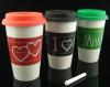 12oz Ceramic porcelain coffee chalk cup