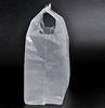 Semi Clear Plastic LDPE T-Shirt Bag For Snack , Dessert 28x18cm