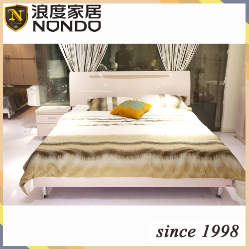 Bedroom furniture sets wooden furniture double bed 7815