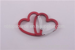 the Heart shape Carabiner