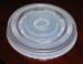 85mm White Disposable Cup Lids For Paper Cups , Eco Friendly HIPS