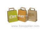 Glossy Lamination Paper Packaging Food Bags, Card Paper Shopping Bag With Custom Logo
