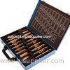 200pcs Titanium Nitride Twist HSS Drill Bit Sets with Carry Case High Precision and High Speed