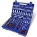 150Pcs 1/4'' 3/8'' 1/2" Socket Wrench Set in Blow Molded Case , Auto Repair Tools Kits