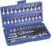 Carbon Steel 45PCS 1/4'' Drive Metric Socket Tools Set , Chrome Vanadium Socket Set