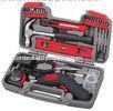 39pcs Household Pink Power Tools 3.6V Cordless Screwdriver Set with Precision Hammer / Plier