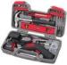 39pcs Household Pink Power Tools 3.6V Cordless Screwdriver Set with Precision Hammer / Plier