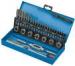 32PCS Professional Engineering Metric Tap and Die Sets with Alloy Steel / HSS