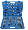 Titanium Nitride Coated Alloy Steel Metric Taps and Dies Set 110 PCS for Industrial