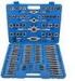 Titanium Nitride Coated Alloy Steel Metric Taps and Dies Set 110 PCS for Industrial