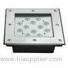 Square Low Voltage 1200LM 12 W LED Underground Light For Factory / Offices